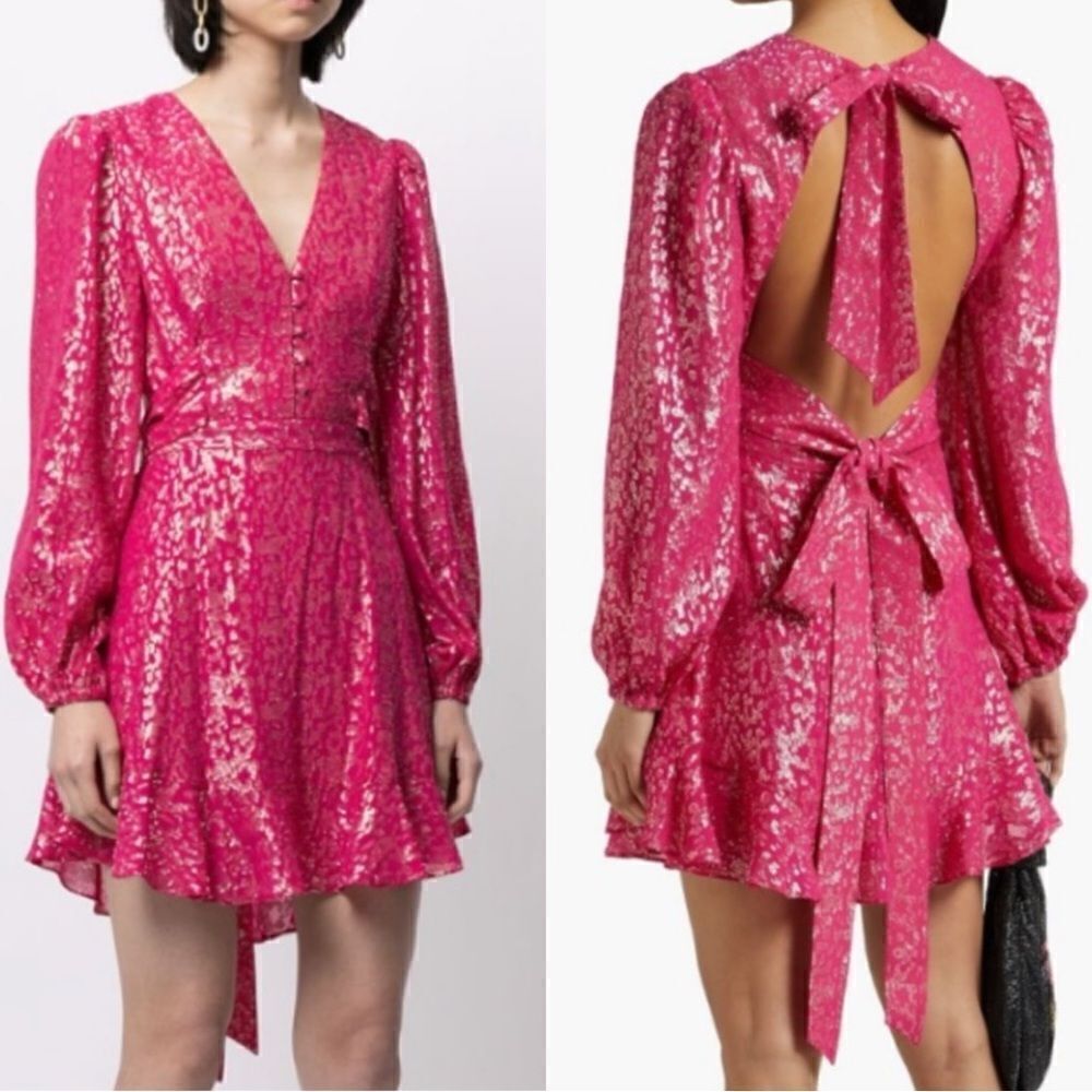 NWT Rebecca Vallance Valencia Pink Mini Dress